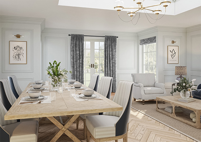 Crushed Velvet, Steel - Made to Measure Curtains - Image 8